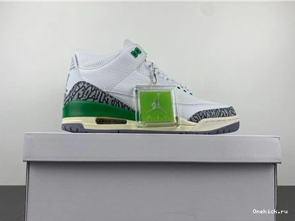 One Kick CK9246- Lucky Retro 3 Green 3829 Fashionable Jordan 1013